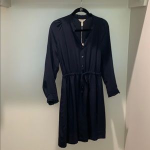 Navy Rebecca Taylor shirtdress